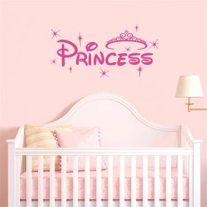 Stickers tete de lit princesse
